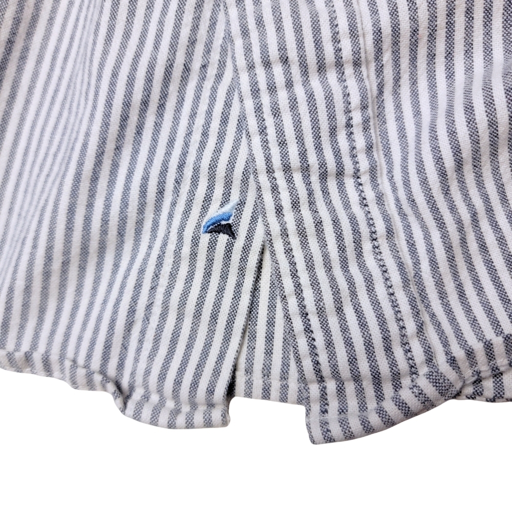 Tailor Vintage Luxe Performance Oxford Stripe Shirt XXL - Picture 6 of 7